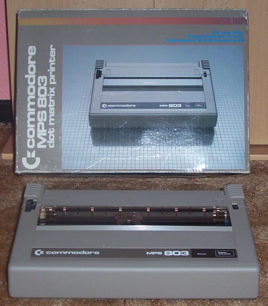 Drucker MPS 803 für die 8bit Rechner von Commodore